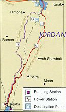 Proposed canal route